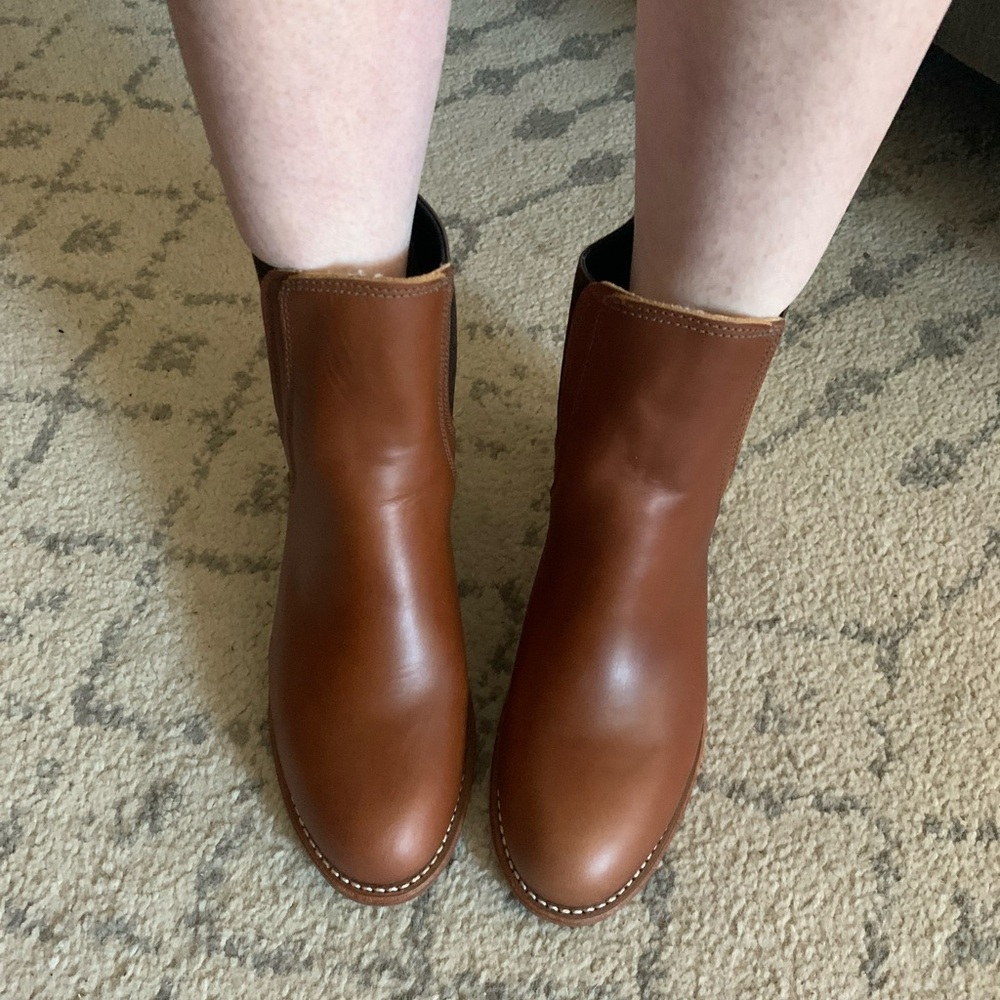 Red Wing Brown Leather Chelsea Boots - Picture 4 of 14